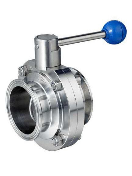 卫生级卡箍蝶阀