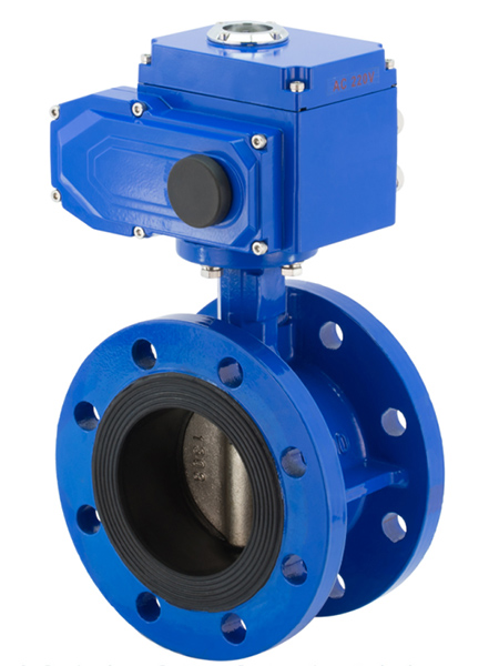 电动法兰蝶阀